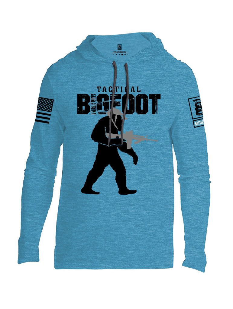 Battleraddle Tactical Bigfoot Black Sleeves Men Cotton Thin Cotton Lightweight Hoodie