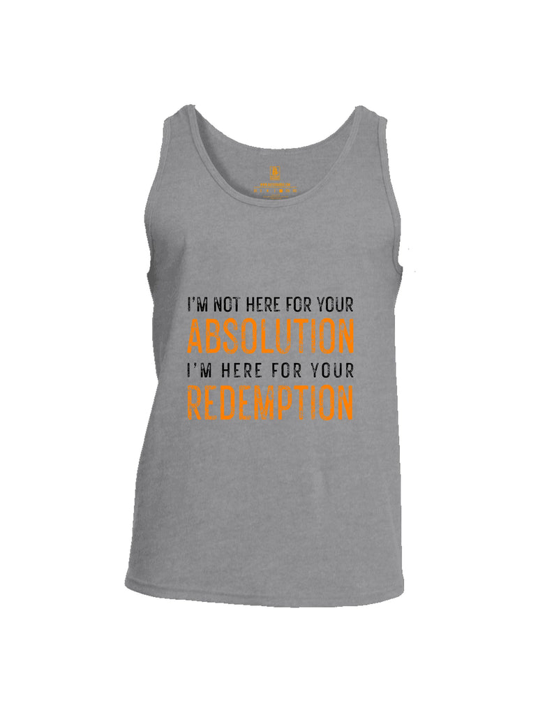 Battleraddle I'M Not Here For Your Absolution Orange Sleeves Men Cotton Cotton Tank Top