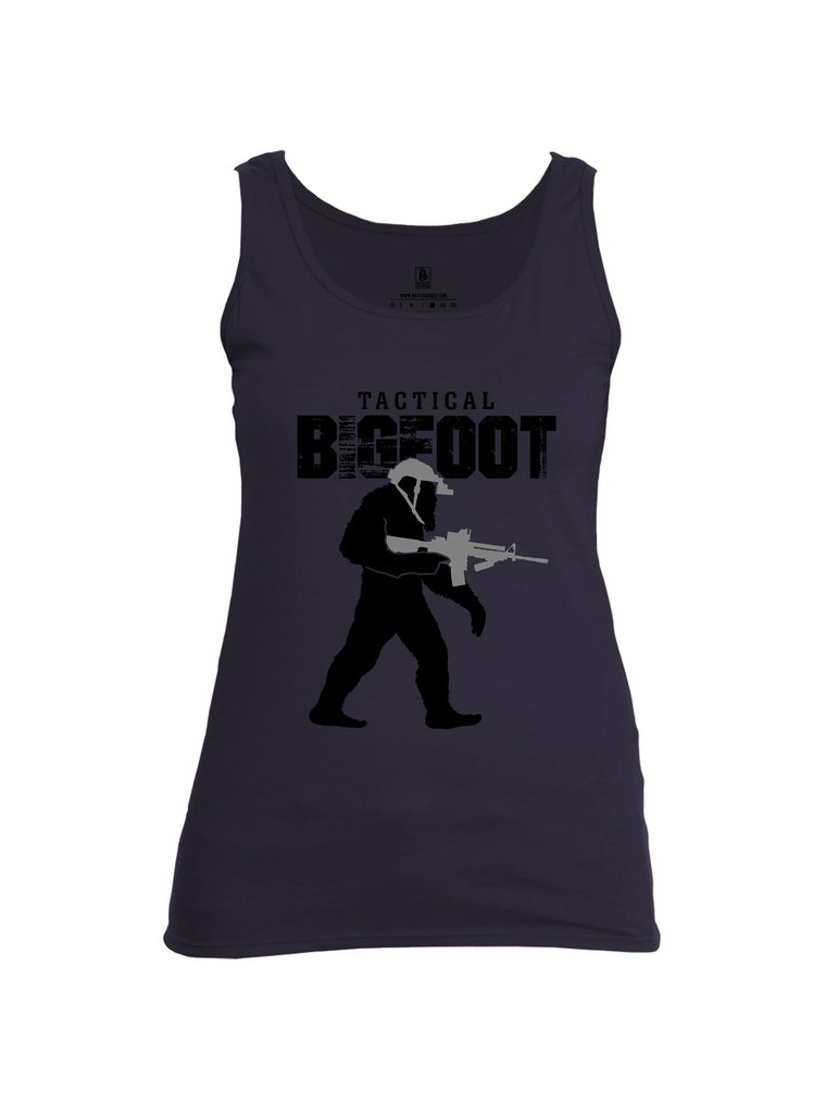 Battleraddle Tactical Bigfoot Black Sleeves Women Cotton Cotton Tank Top