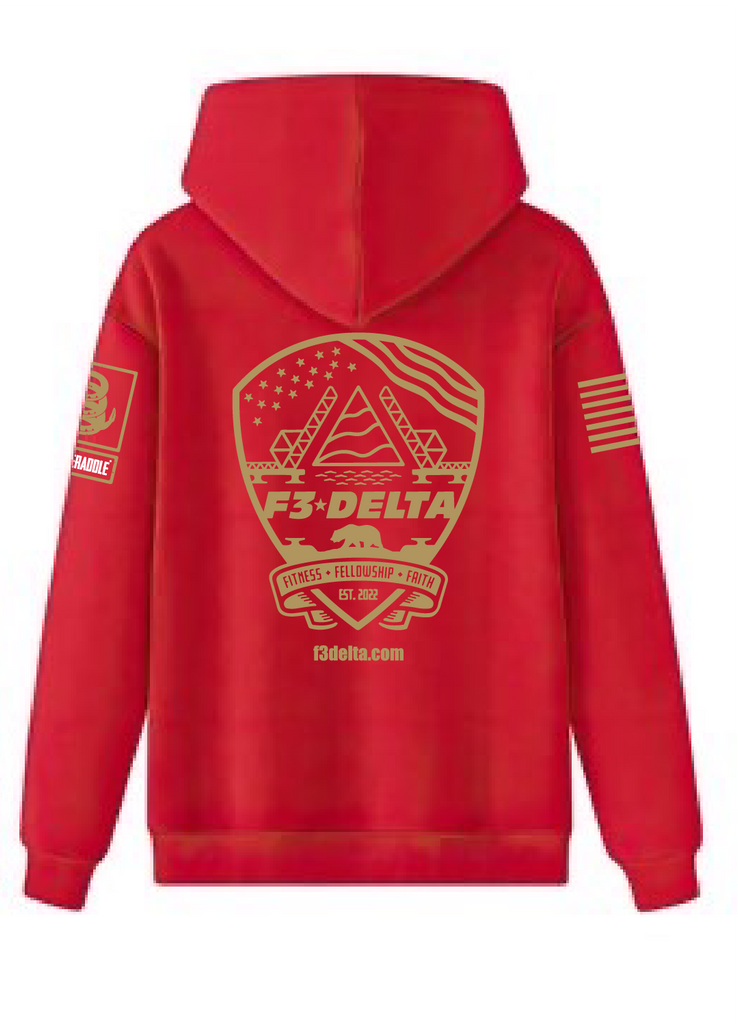 Battleraddle F3 Iron Man Brass Sleeves Uni Cotton Blended Hoodie With Pockets