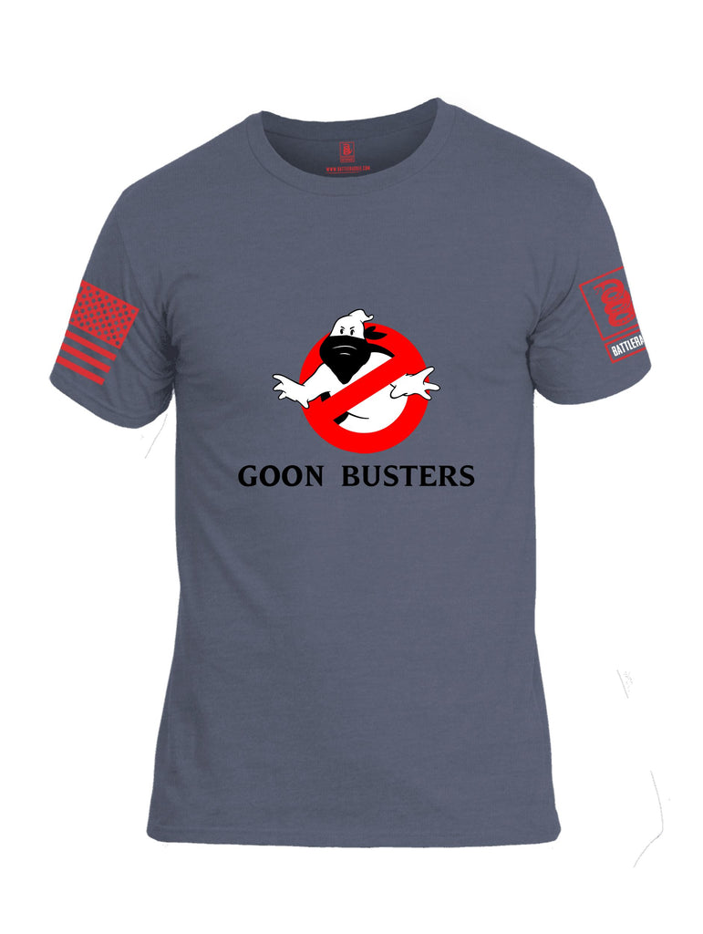 Battleraddle Goon Busters  Red Sleeves Men Cotton Crew Neck T-Shirt