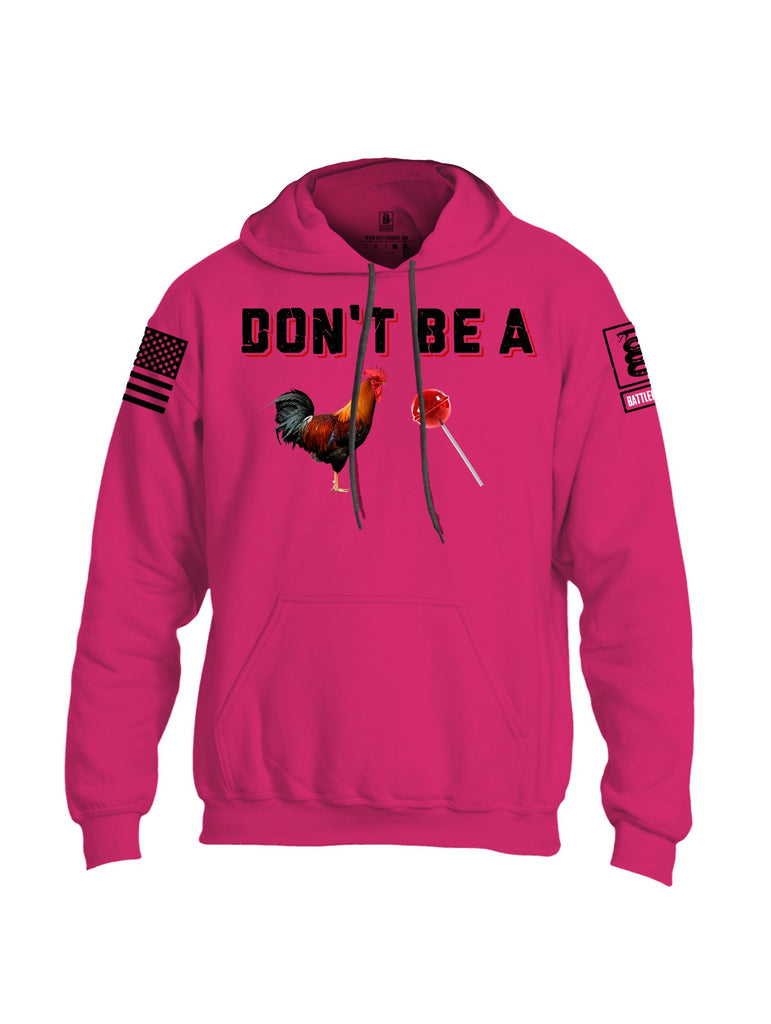 Battleraddle Don'T Be A Cock Sucker  Black Sleeves Uni Cotton Blended Hoodie With Pockets