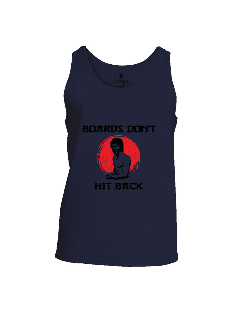 Battleraddle Boards Don'T Hit Back Black Sleeves Men Cotton Cotton Tank Top