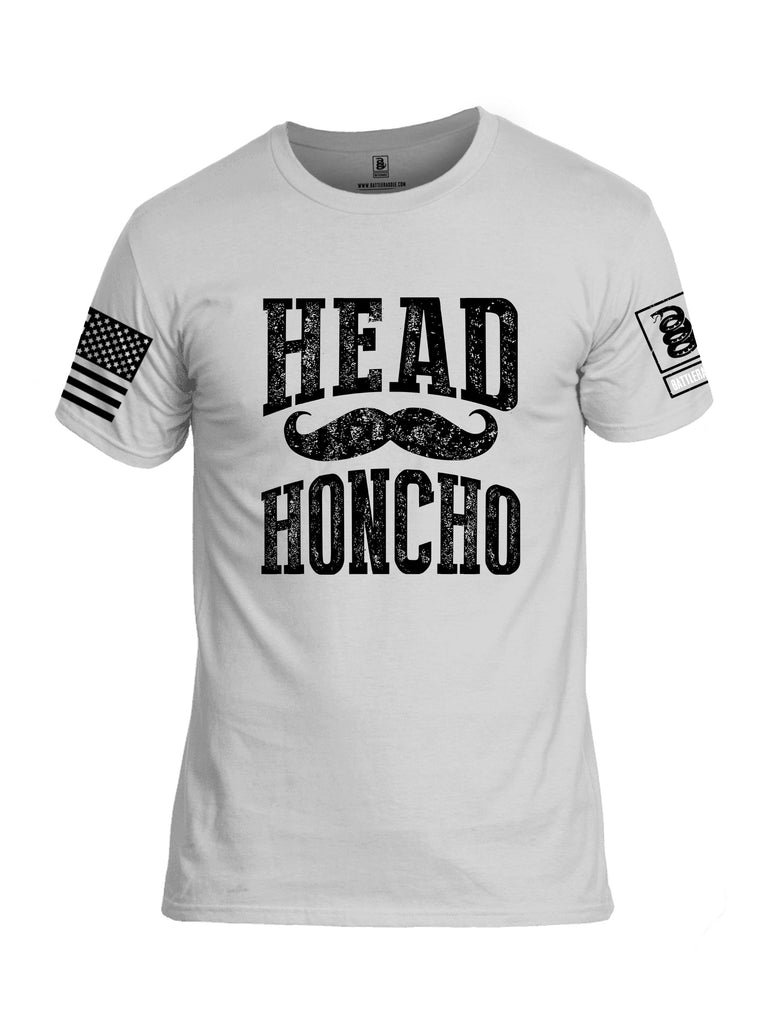 Battleraddle Head Honcho  Black Sleeves Men Cotton Crew Neck T-Shirt