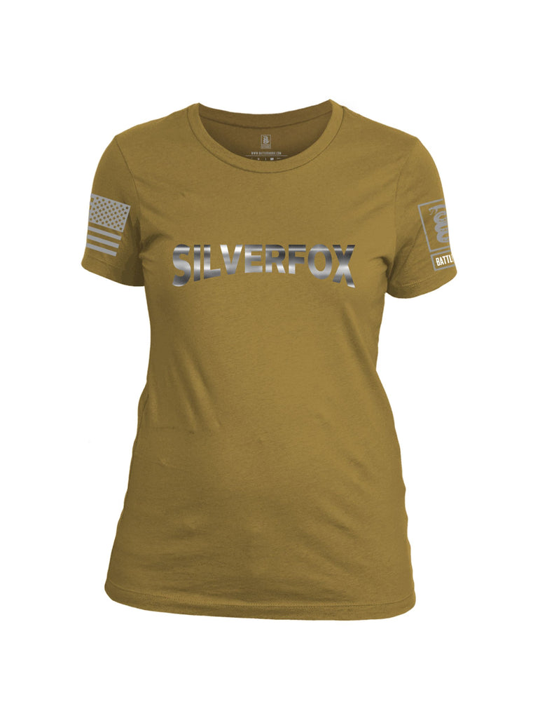 Battleraddle Silverfox  Grey Sleeves Women Cotton Crew Neck T-Shirt