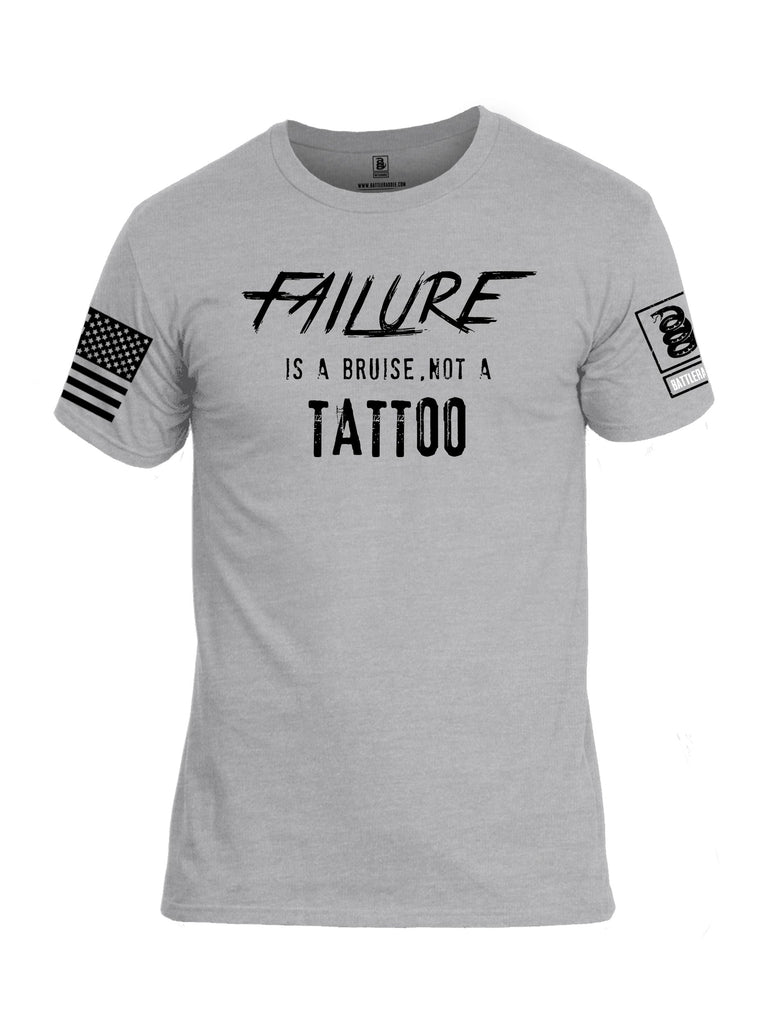 Battleraddle Failure Is A Bruise Black Sleeves Men Cotton Crew Neck T-Shirt