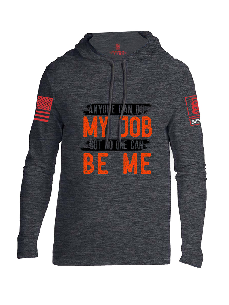 Battleraddle Anyone Can Do My Job Red Sleeves Men Cotton Thin Cotton Lightweight Hoodie