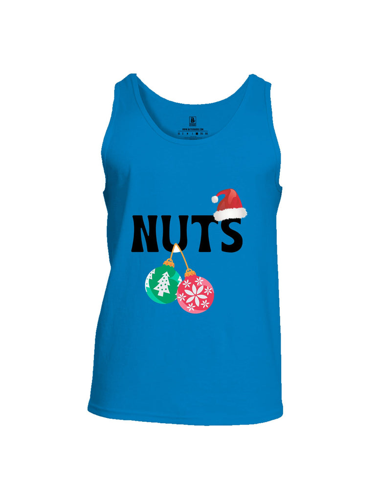 Battleraddle Nuts Christmas Black Sleeves Men Cotton Cotton Tank Top