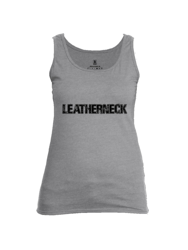 Battleraddle Leatherneck Black Sleeves Women Cotton Cotton Tank Top