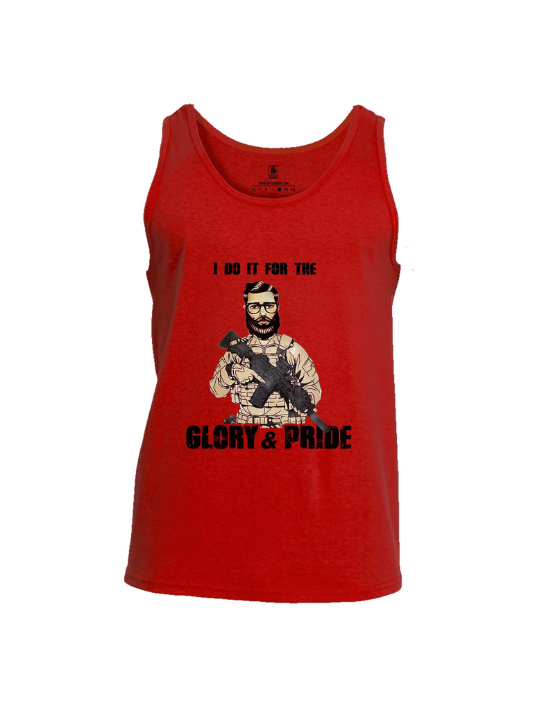 Battleraddle I Do It For The Glory And Pride Black Sleeves Men Cotton Cotton Tank Top