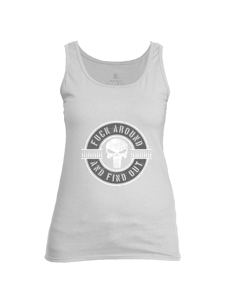 Battleraddle Faafo Punisher Grey Sleeves Women Cotton Cotton Tank Top