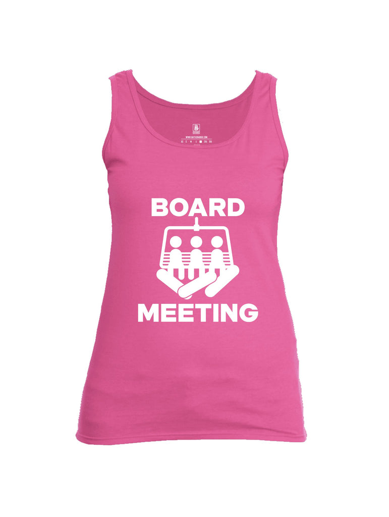 Battleraddle Board Meeting White Sleeves Women Cotton Cotton Tank Top