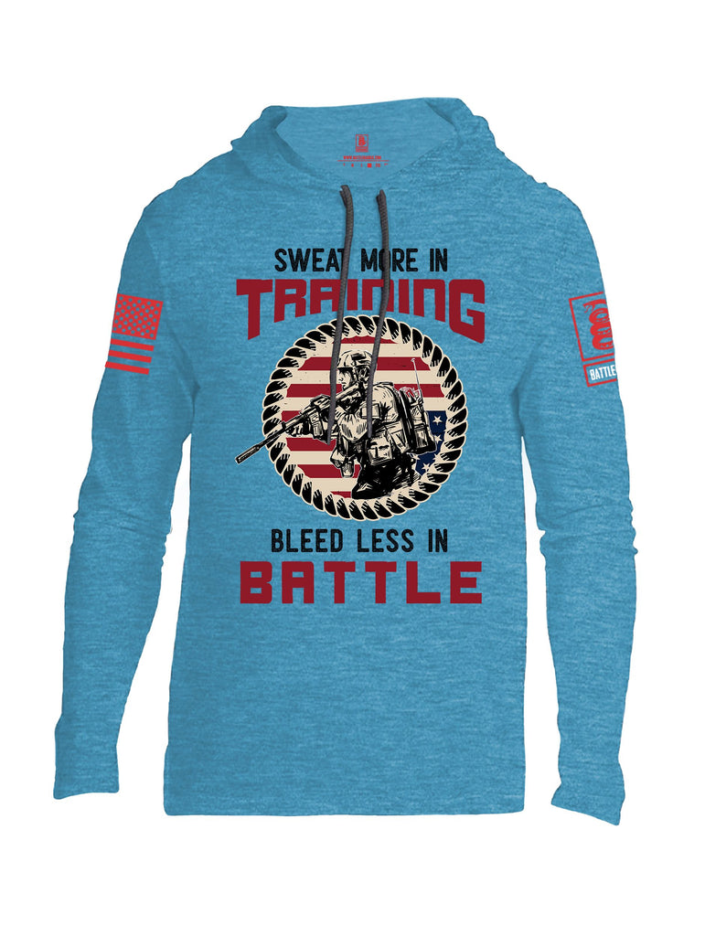 Battleraddle Sweat More In Training  Red Sleeves Men Cotton Thin Cotton Lightweight Hoodie