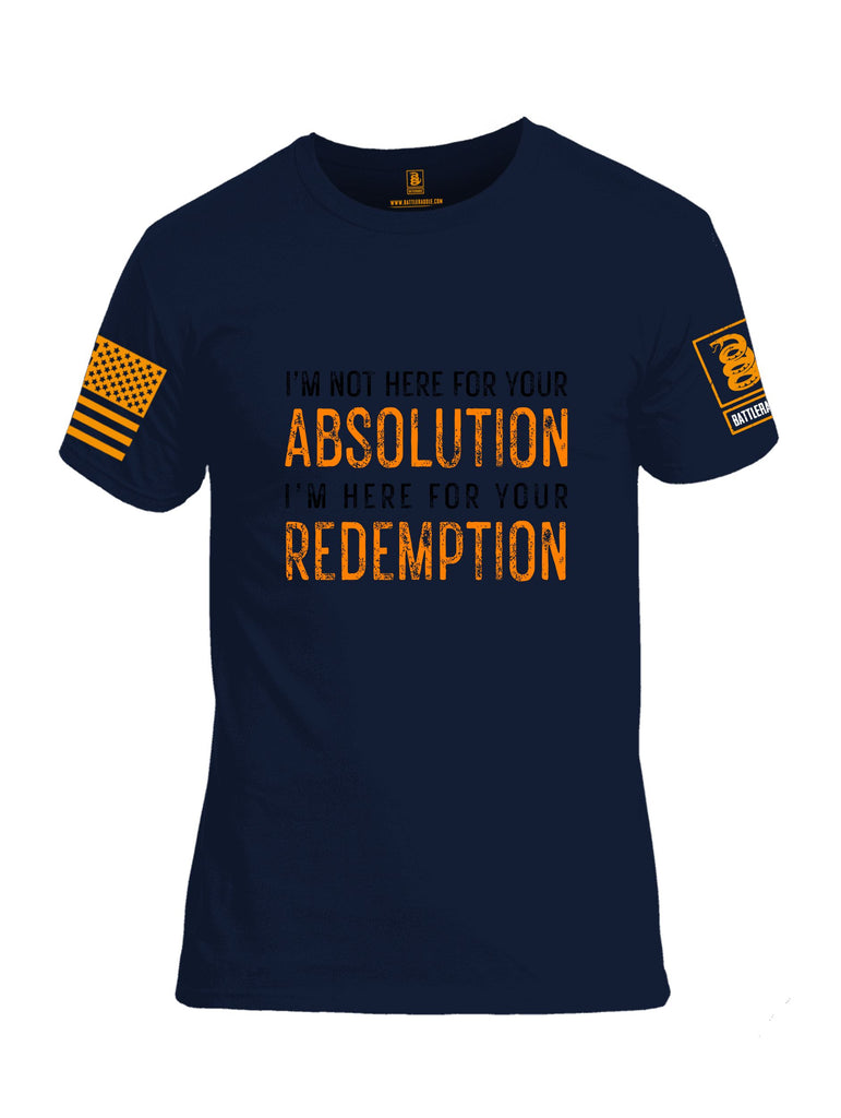 Battleraddle I'M Not Here For Your Absolution Orange Sleeves Men Cotton Crew Neck T-Shirt