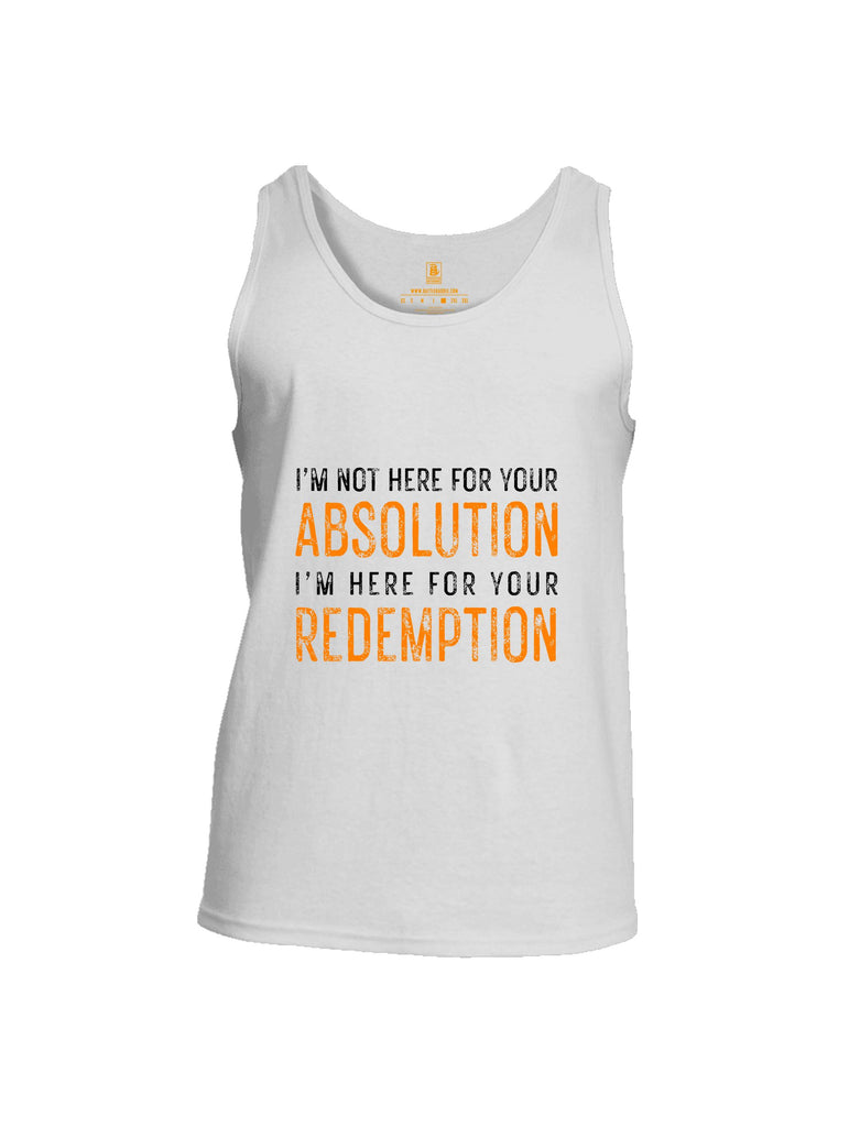 Battleraddle I'M Not Here For Your Absolution Orange Sleeves Men Cotton Cotton Tank Top