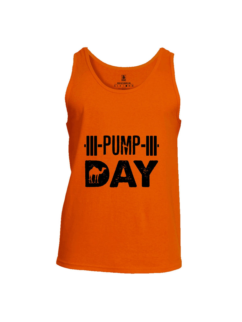 Battleraddle Pump Day  Black Sleeves Men Cotton Cotton Tank Top