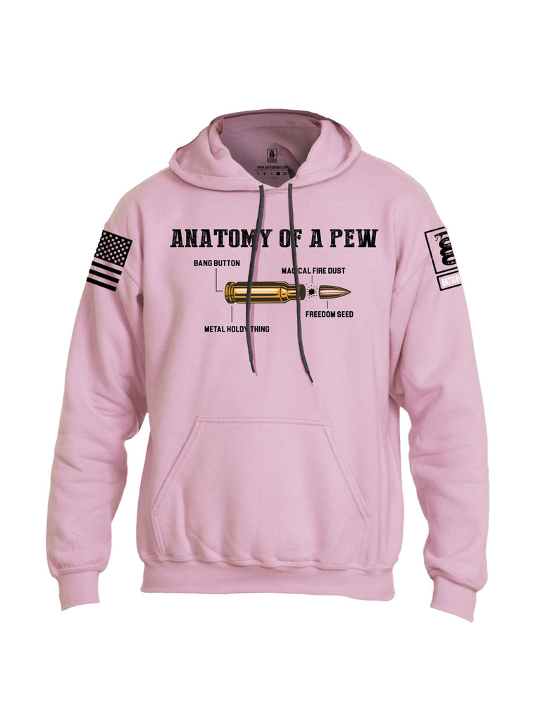 Battleraddle Anatomy Of A Pew Black Sleeves Uni Cotton Blended Hoodie With Pockets