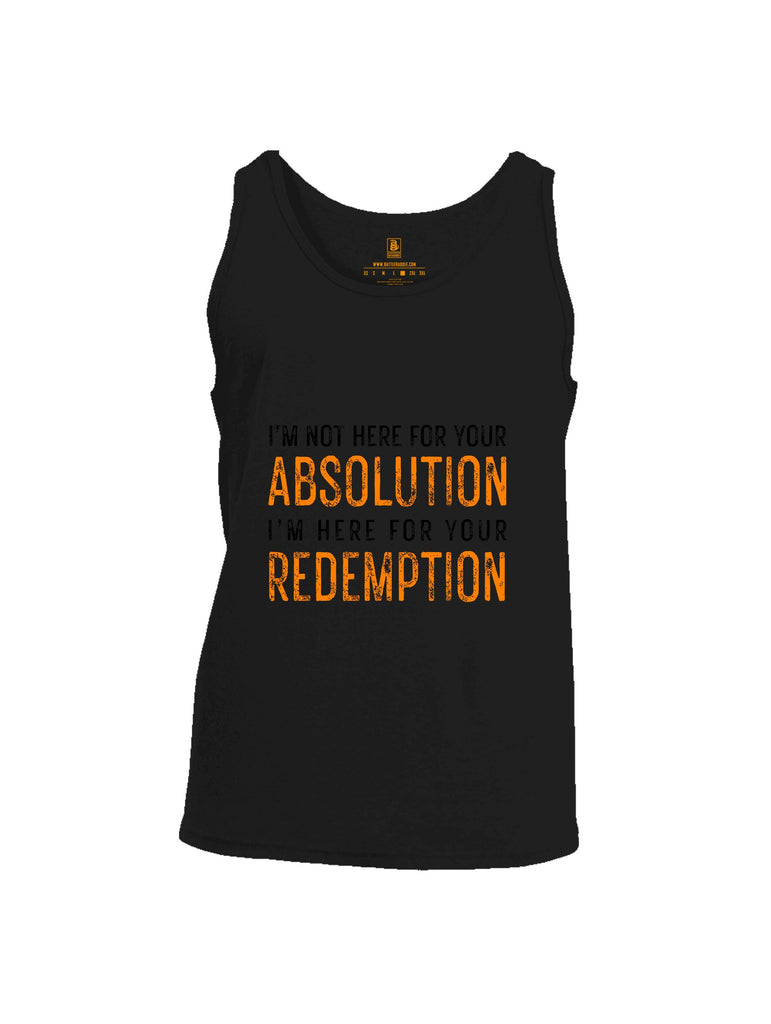 Battleraddle I'M Not Here For Your Absolution Orange Sleeves Men Cotton Cotton Tank Top