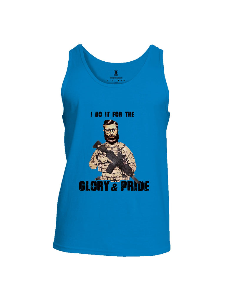 Battleraddle I Do It For The Glory And Pride Black Sleeves Men Cotton Cotton Tank Top