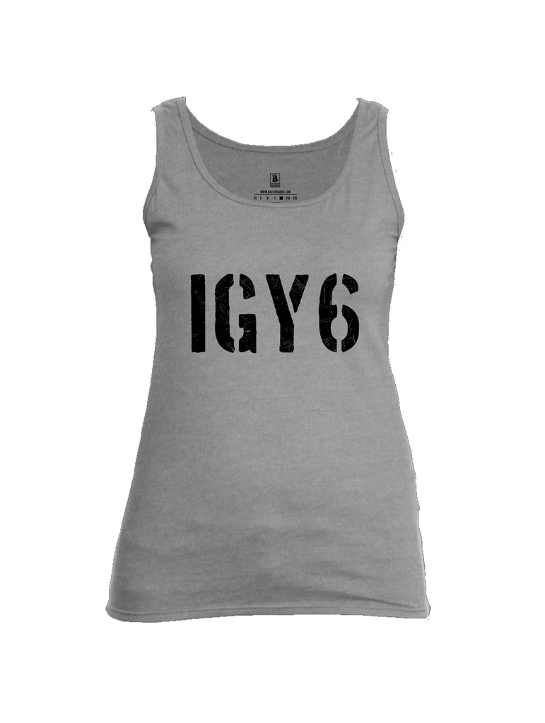 Battleraddle Igy6 Black Sleeves Women Cotton Cotton Tank Top