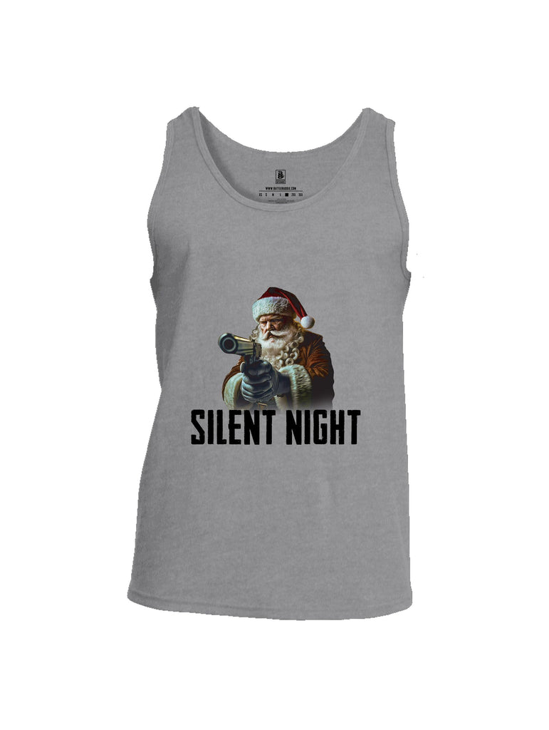 Battleraddle Silent Night Black Sleeves Men Cotton Cotton Tank Top