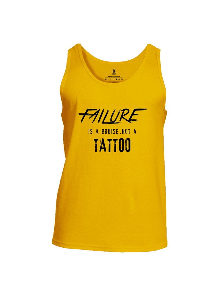 Battleraddle Failure Is A Bruise Black Sleeves Men Cotton Cotton Tank Top