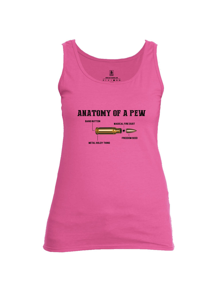 Battleraddle Anatomy Of A Pew Black Sleeves Women Cotton Cotton Tank Top