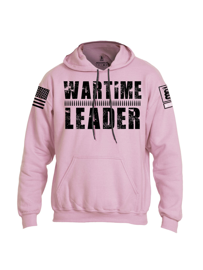 Battleraddle Wartime Leader  Black Sleeves Uni Cotton Blended Hoodie With Pockets