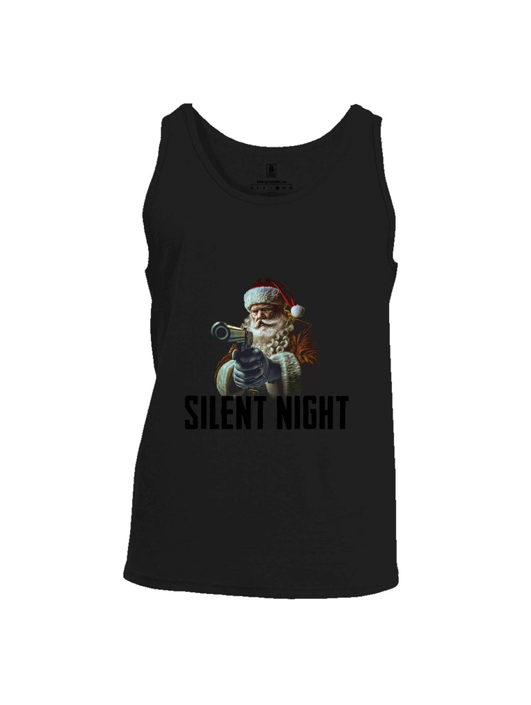 Battleraddle Silent Night Black Sleeves Men Cotton Cotton Tank Top