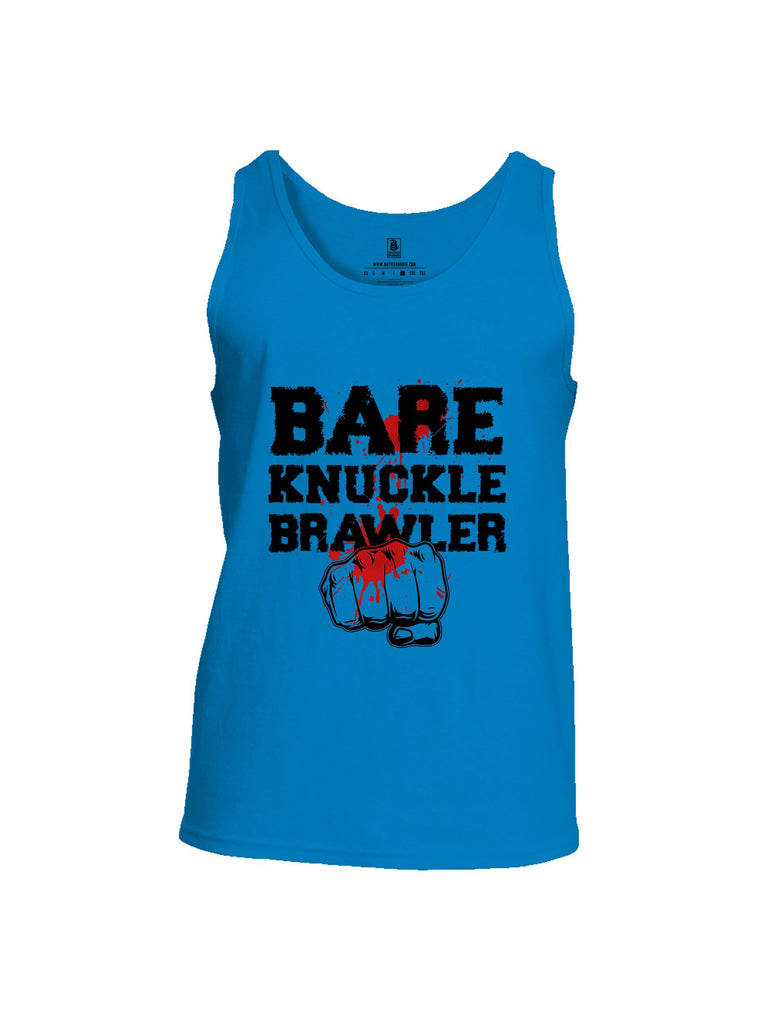 Battleraddle Bare Knuckle Brawler  Black Sleeves Men Cotton Cotton Tank Top