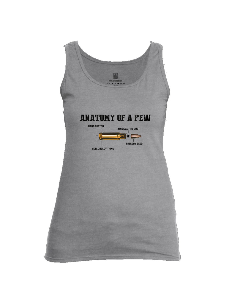 Battleraddle Anatomy Of A Pew Black Sleeves Women Cotton Cotton Tank Top