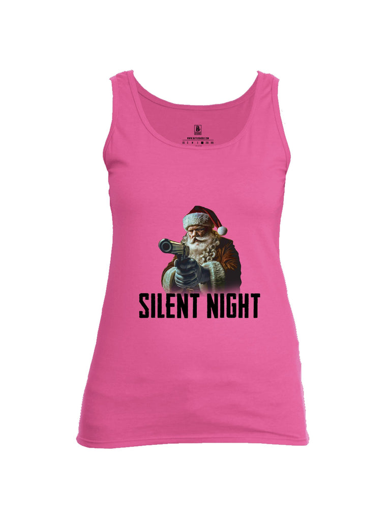 Battleraddle Silent Night Black Sleeves Women Cotton Cotton Tank Top