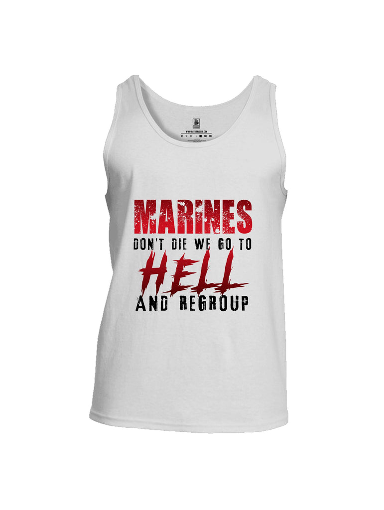 Battleraddle Marines Dont Die  Black Sleeves Men Cotton Cotton Tank Top