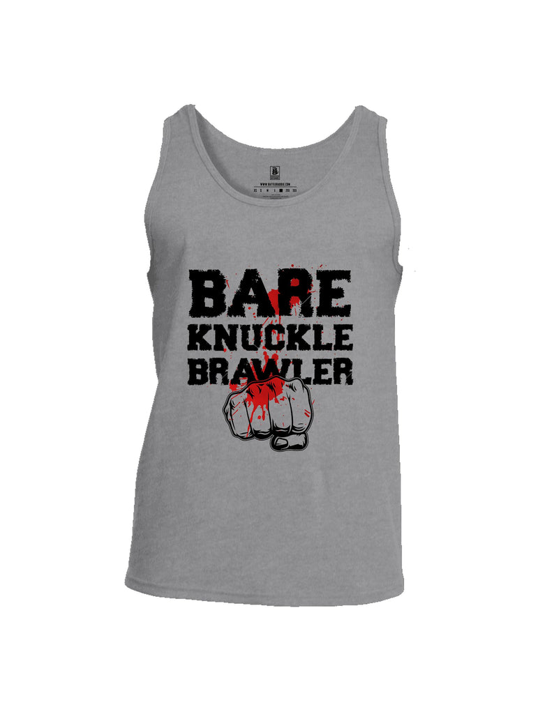 Battleraddle Bare Knuckle Brawler  Black Sleeves Men Cotton Cotton Tank Top