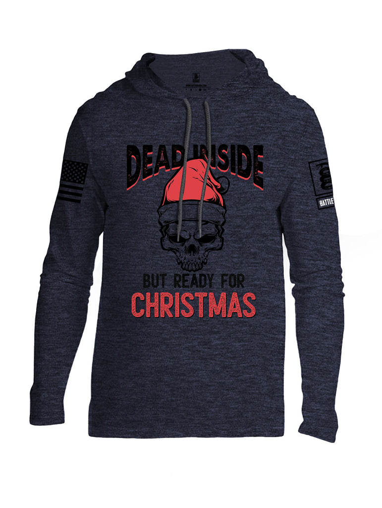 Battleraddle Dead Inside Black Sleeves Men Cotton Thin Cotton Lightweight Hoodie