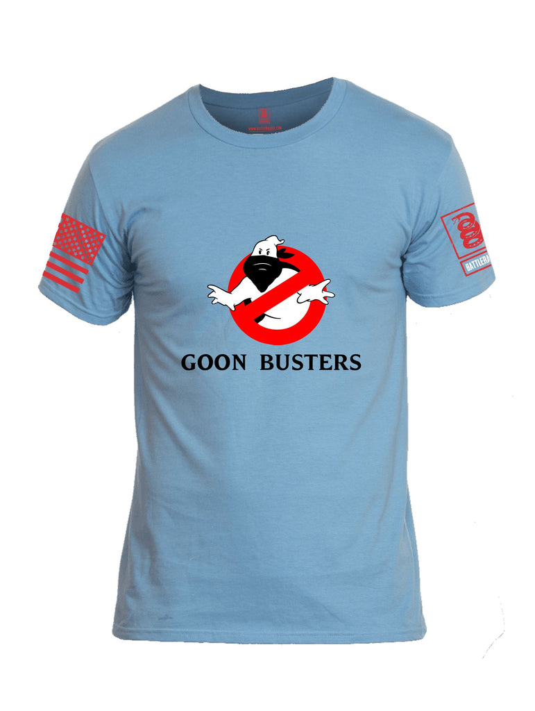 Battleraddle Goon Busters  Red Sleeves Men Cotton Crew Neck T-Shirt