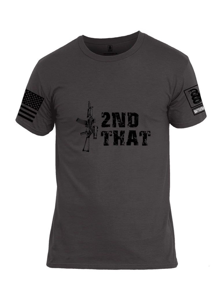 Battleraddle I 2Nd That Black Sleeves Men Cotton Crew Neck T-Shirt
