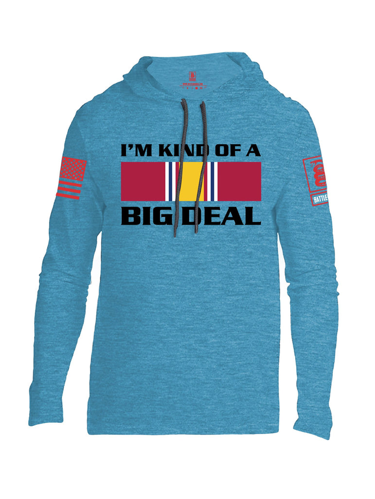 Battleraddle I'M Kind Of A Big Deal  Red Sleeves Men Cotton Thin Cotton Lightweight Hoodie