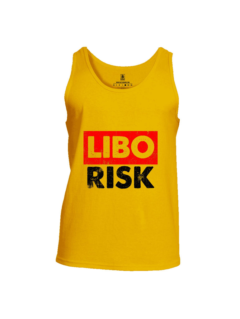 Battleraddle Libo Risk Black Sleeves Men Cotton Cotton Tank Top