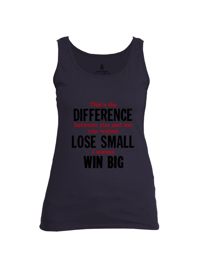 Battleraddle That'S The Difference Black Sleeves Women Cotton Cotton Tank Top