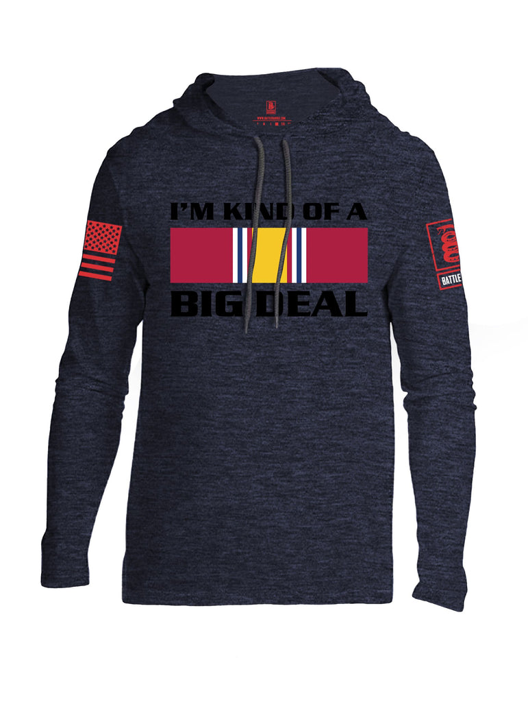 Battleraddle I'M Kind Of A Big Deal  Red Sleeves Men Cotton Thin Cotton Lightweight Hoodie