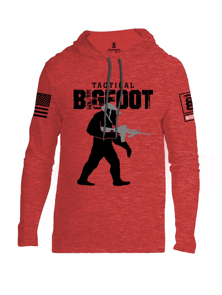 Battleraddle Tactical Bigfoot Black Sleeves Men Cotton Thin Cotton Lightweight Hoodie