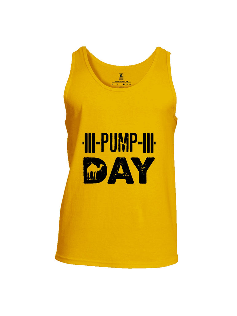 Battleraddle Pump Day  Black Sleeves Men Cotton Cotton Tank Top