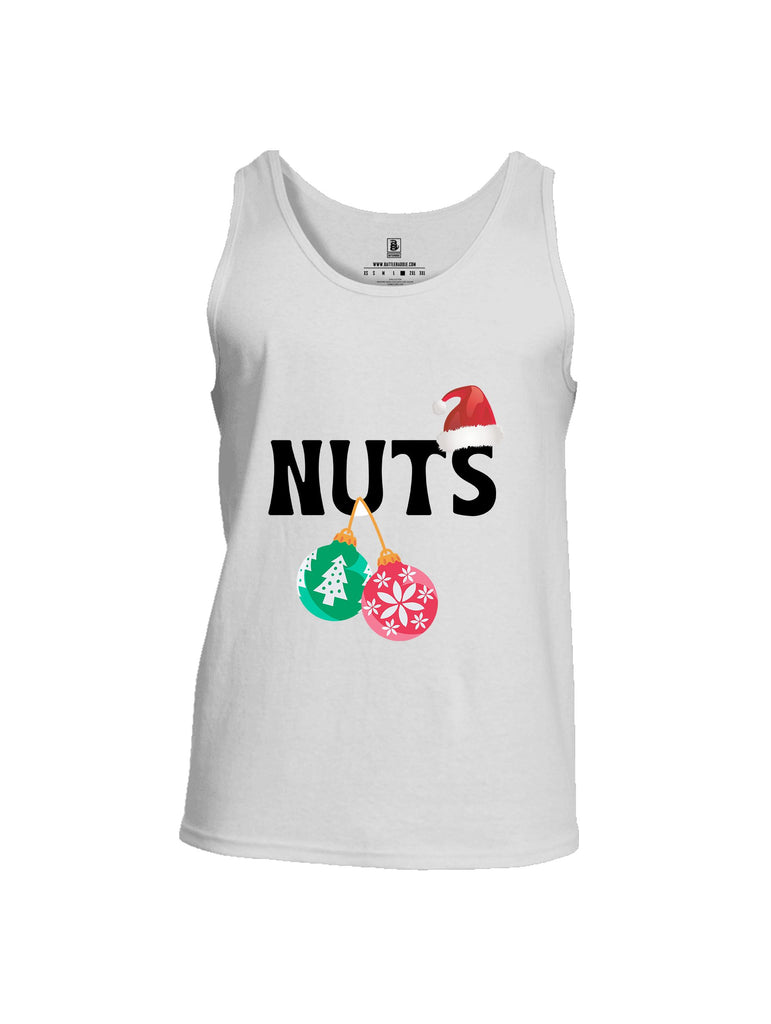 Battleraddle Nuts Christmas Black Sleeves Men Cotton Cotton Tank Top