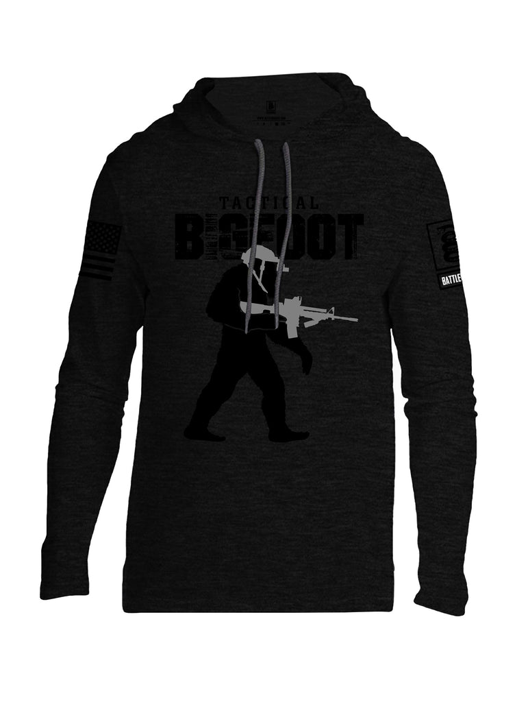 Battleraddle Tactical Bigfoot Black Sleeves Men Cotton Thin Cotton Lightweight Hoodie