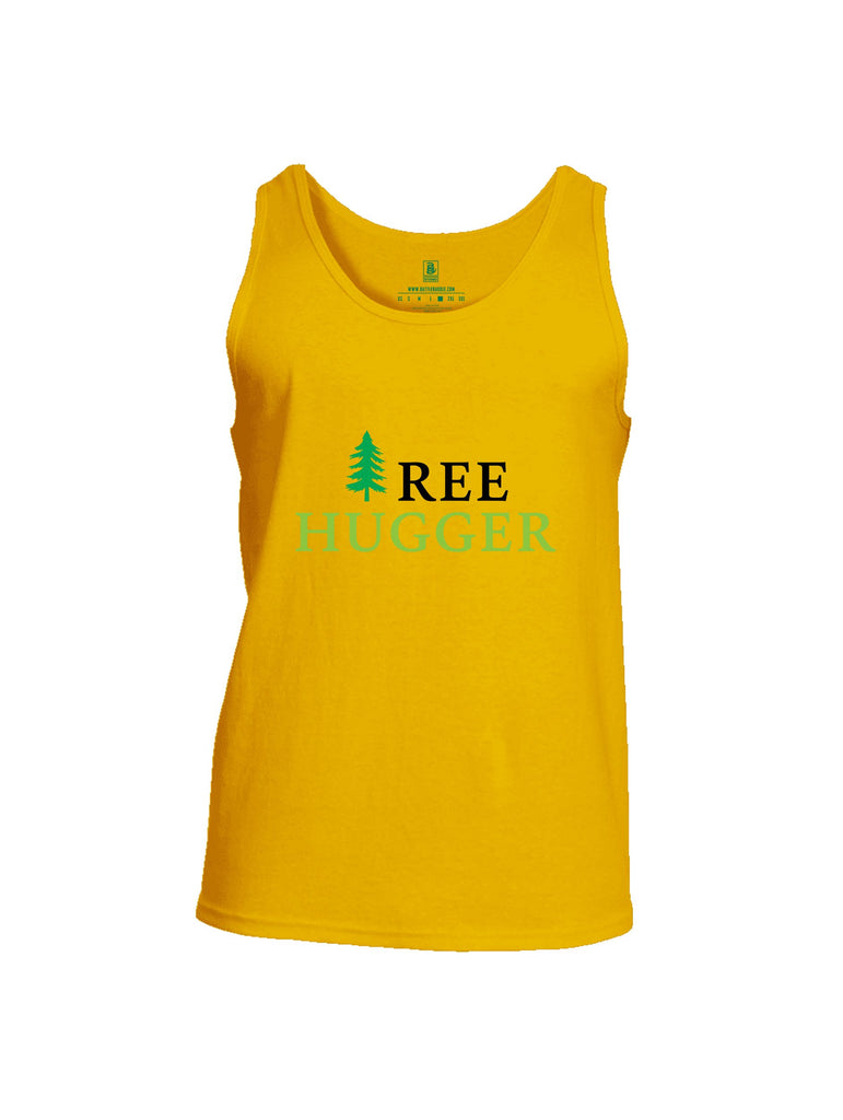 Battleraddle Tree Hugger Pearl Green Sleeves Men Cotton Cotton Tank Top