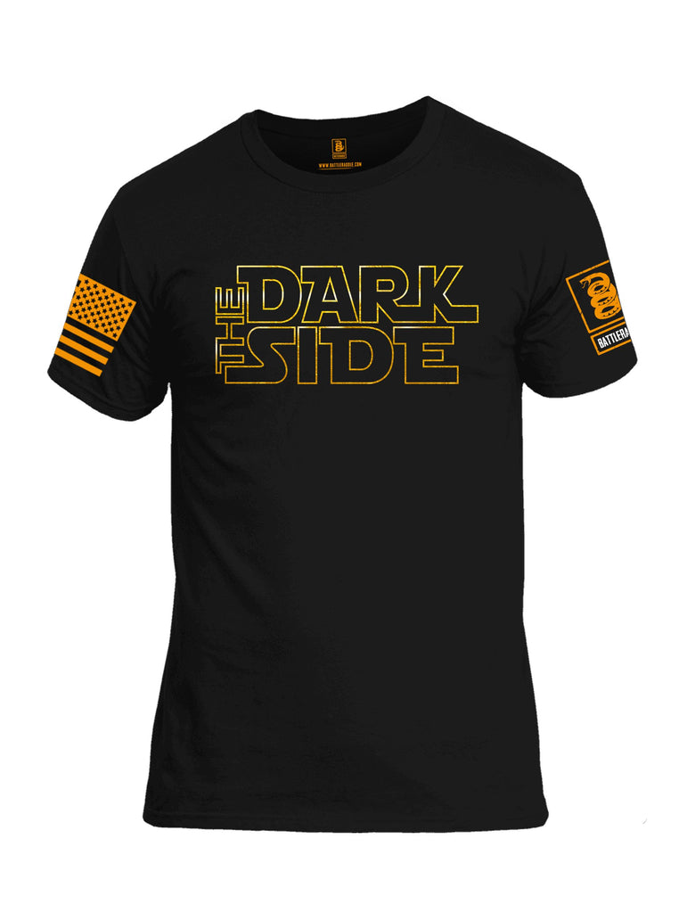 Battleraddle The Darkside {sleeve_color} Sleeves Men Cotton Crew Neck T-Shirt