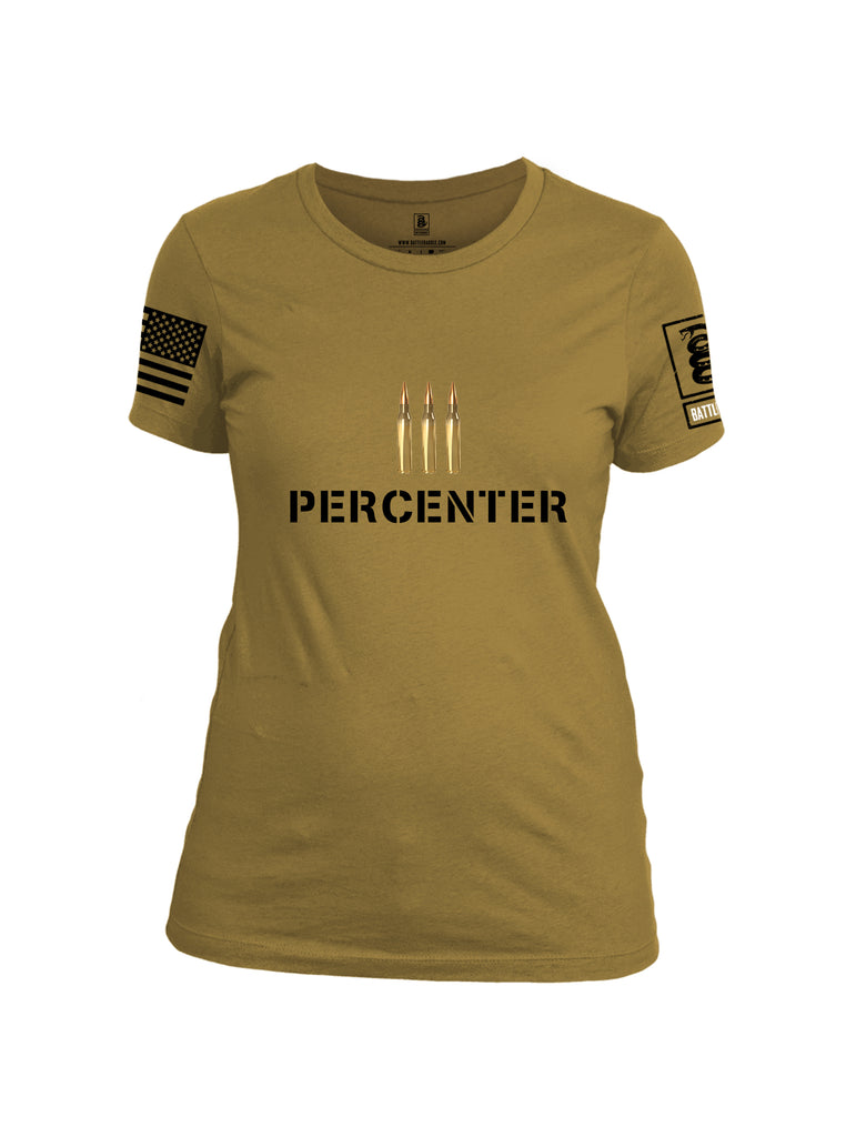 Battleraddle Iii Percenter Black {sleeve_color} Sleeves Women Cotton Crew Neck T-Shirt