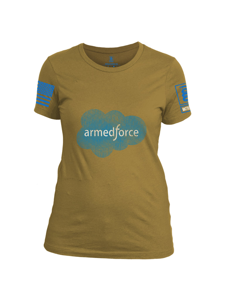 Battleraddle Armedforce Women Cotton Crew Neck T-Shirt