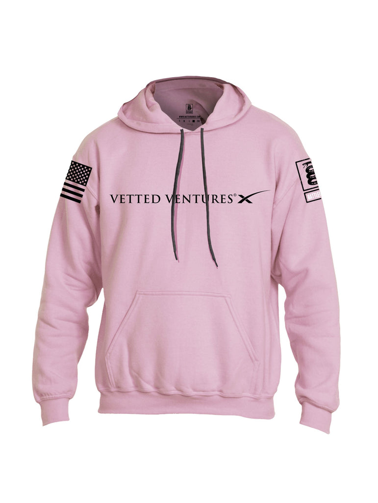 Battleraddle Vetted Ventures® X Black Sleeves Uni Cotton Blended Hoodie With Pockets